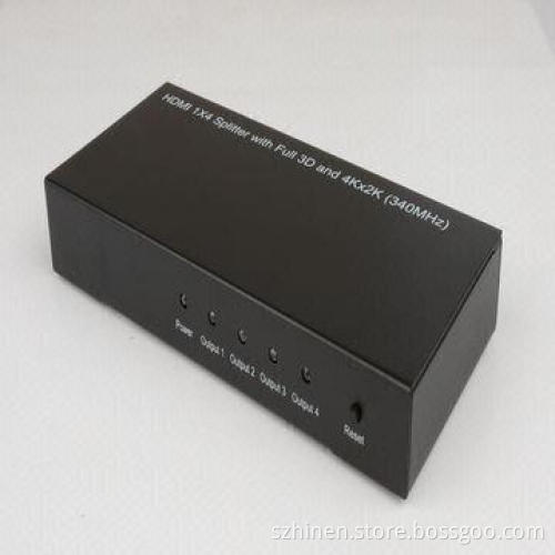3D HDMI Splitter 1x4 with Full 3D and 4Kx2K (340MHz)